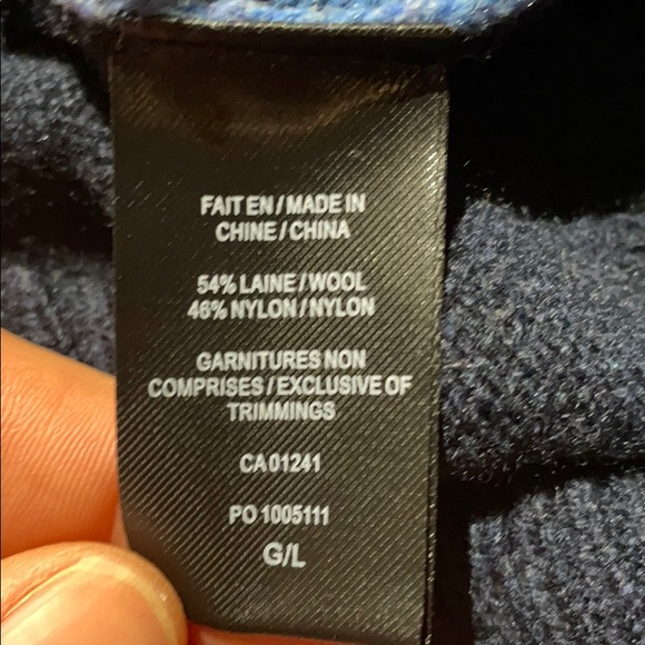 Men’s Simons Le 31 Argyle Wool Sweater Sz L NWT - Picture 4 of 6